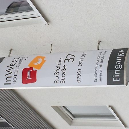 Inwest Hotel Garni Crailsheim Esterno foto